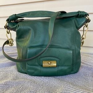 Coach Kristin Emerald Green Crossbody✨
